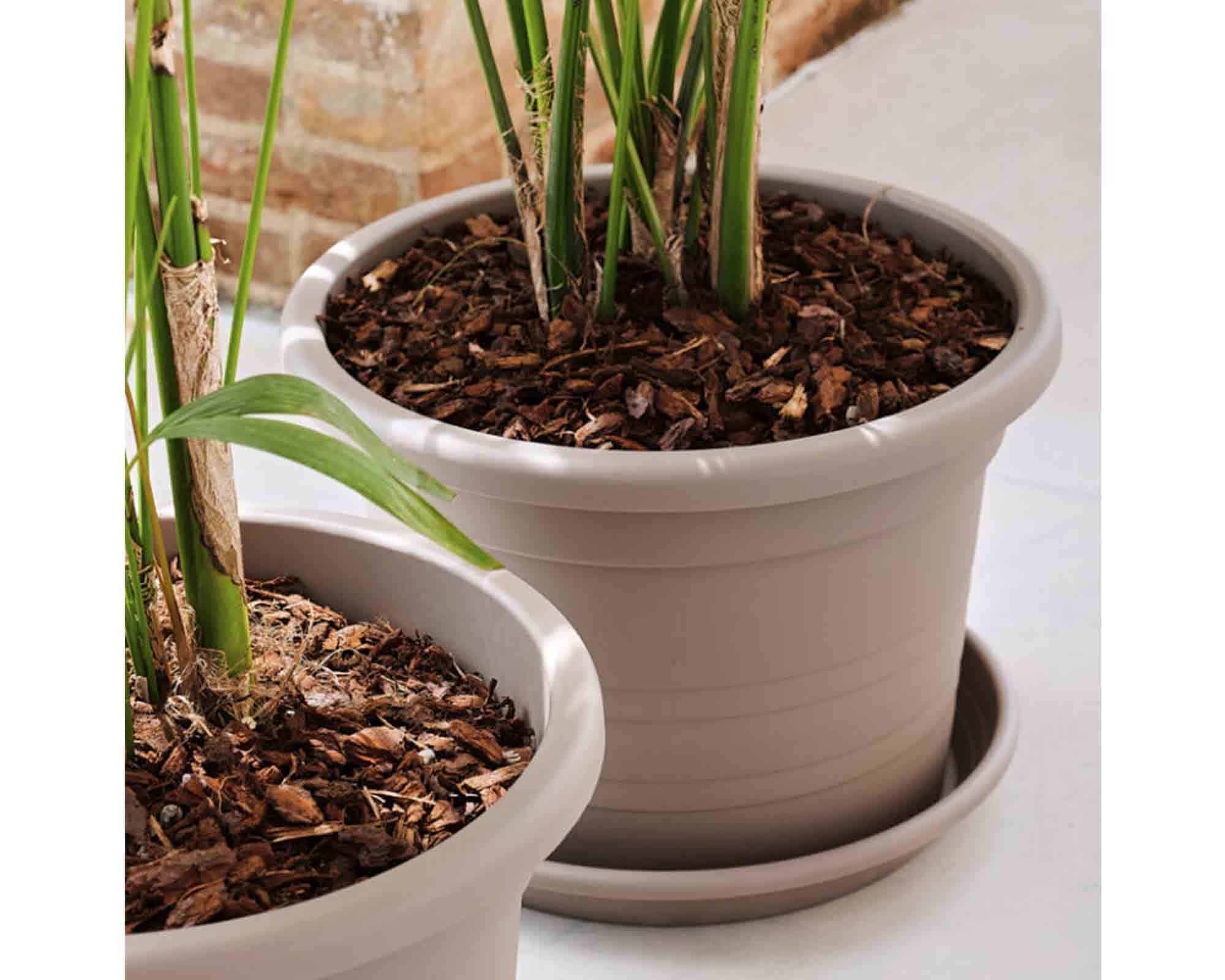 Vaso Cilindro Terracotta D80cm in Plastica - Veca - immagine 5