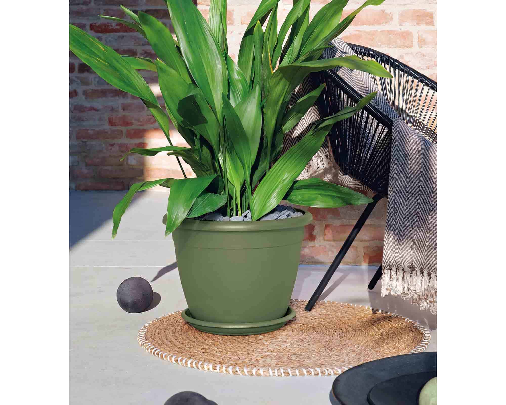 Vaso Naxos Bronzo D60cm in Plastica - Veca - immagine 3