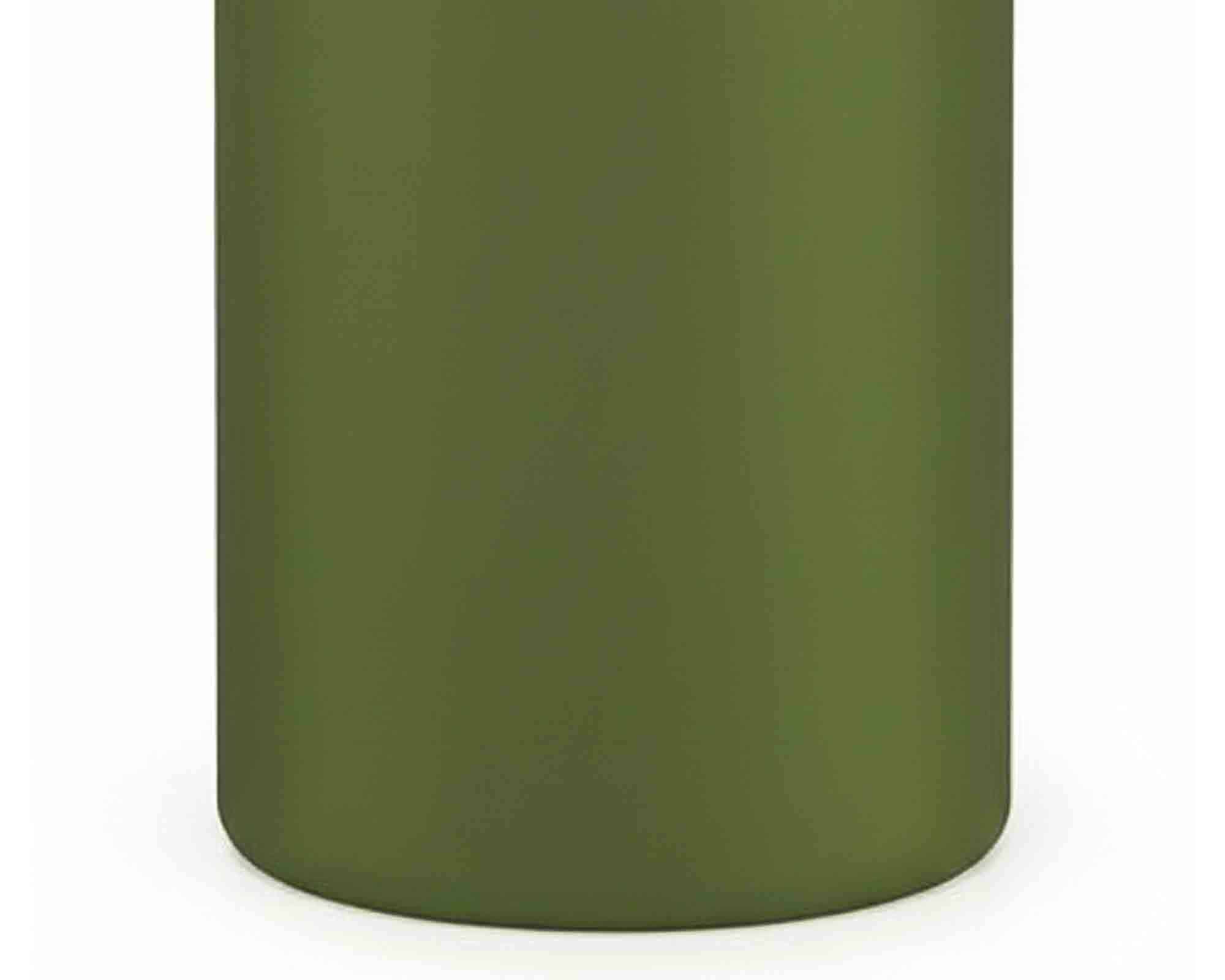 Candela a Testa Piatta a Immersione con Cellofan Oliva D6x10cm in Cera - Wiedemann - immagine 2