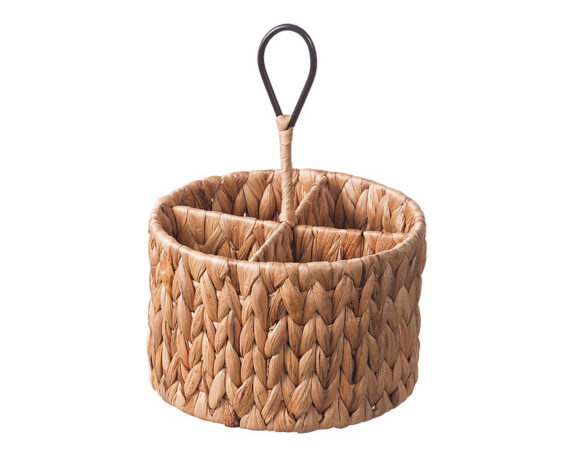 Porta Utensili Naturale D20x27cm in Giacinto Naima