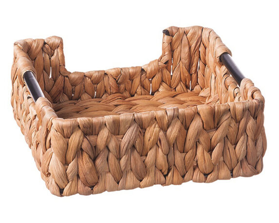 Porta Tovaglioli Naturale 19x19x7cm in Giacinto Naima