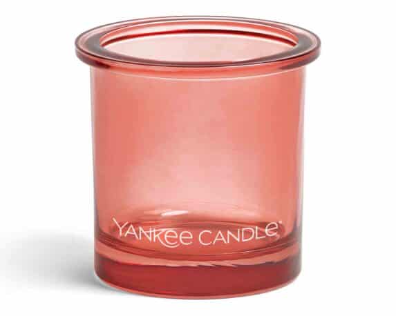 Porta Candele Sampler Tealight in Vetro Pop Coral D7x7cm in Vetro – Yankee Candle
