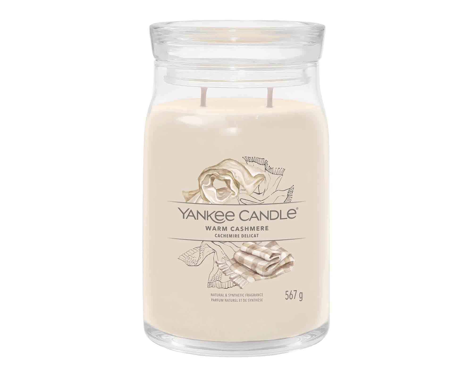 Candela Giara Grande Warm Cashmere - Yankee Candle