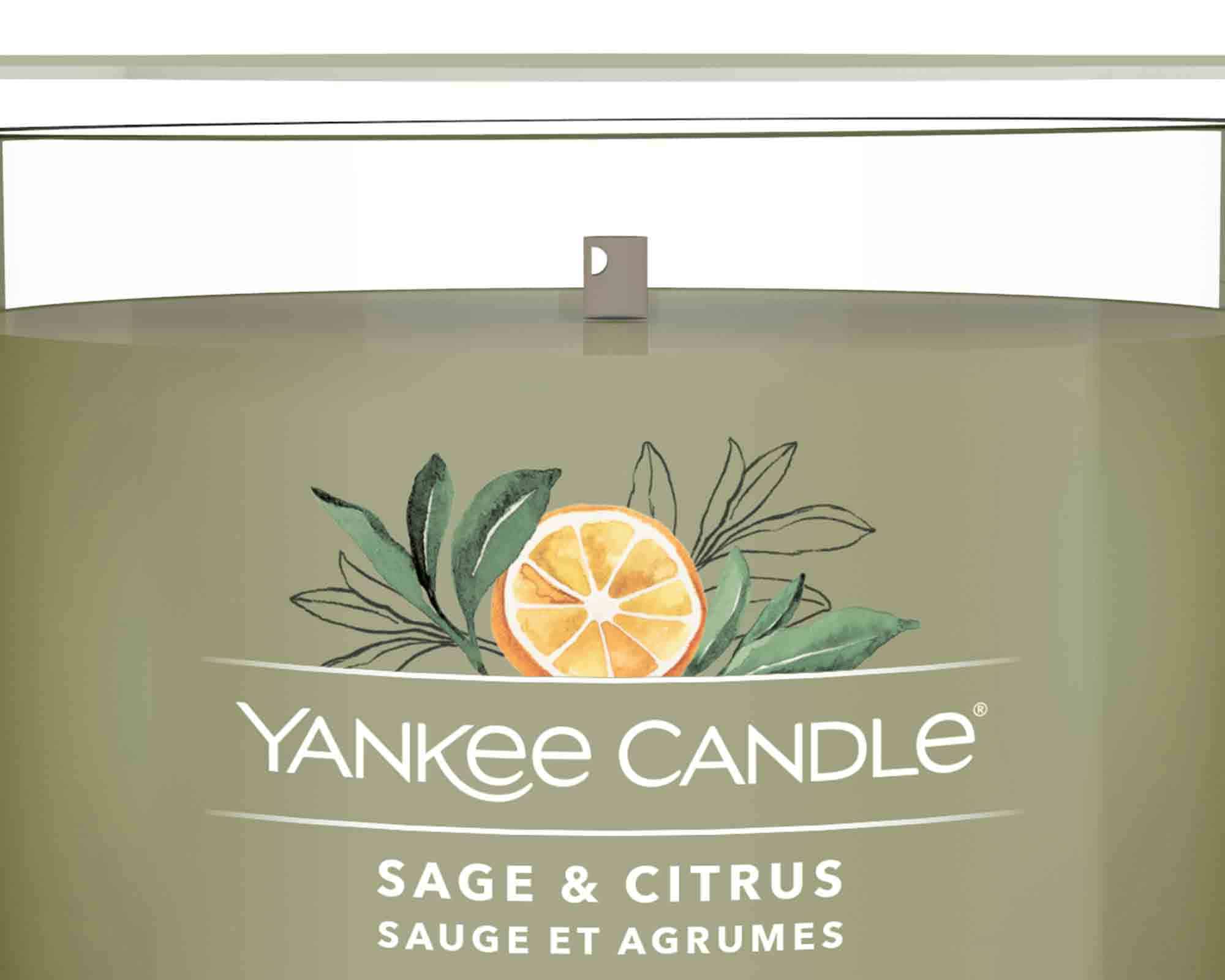 Candela Votiva Singola Sage & Citrus - Yankee Candle - immagine 2