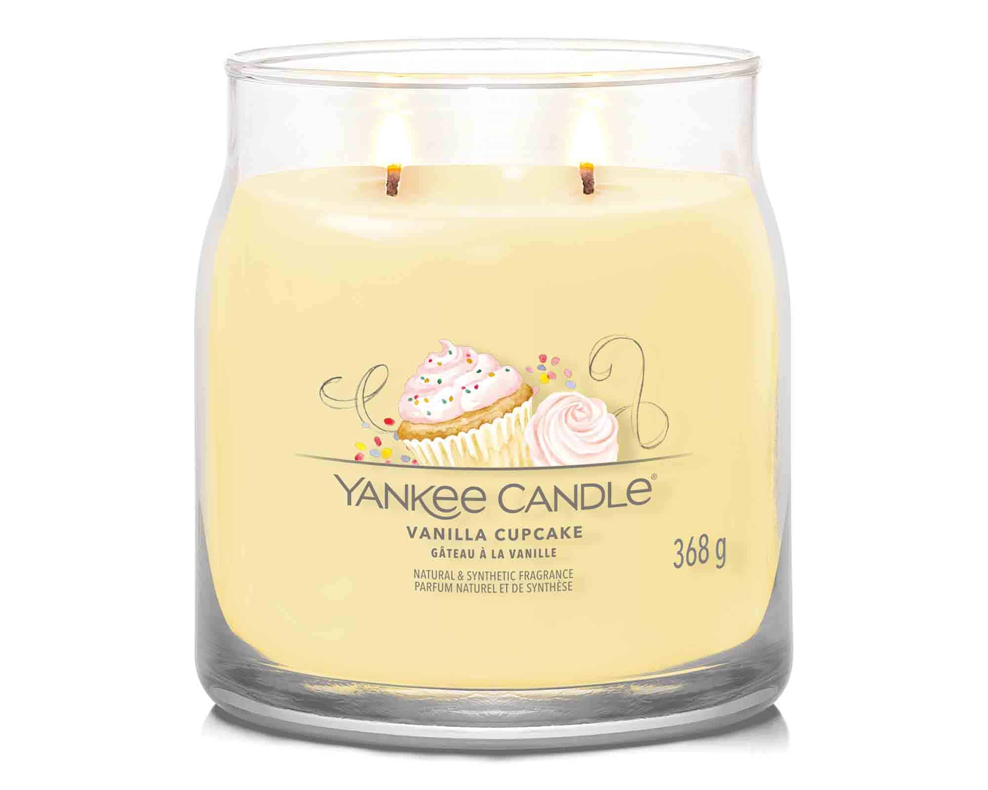 Giara Candela Media Vanilla Cupcake - Yankee Candle - immagine 2
