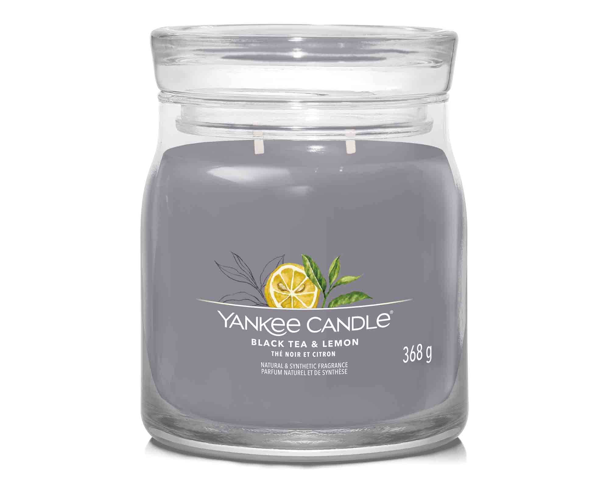 Giara Candela Media Black Tea & Lemon - Yankee Candle