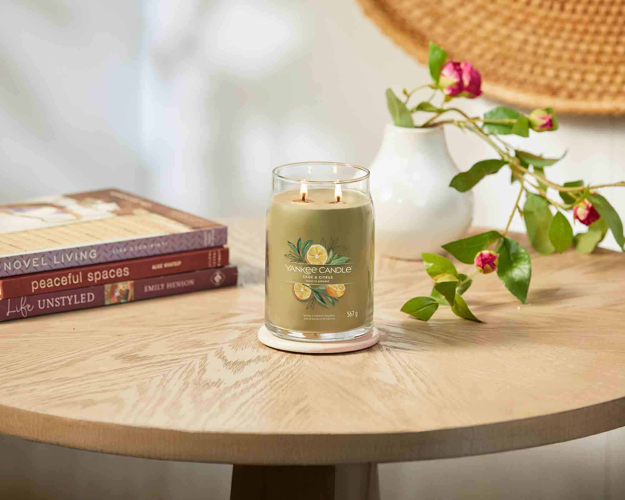 Candela Giara Grande Sage & Citrus - Yankee Candle - immagine 5