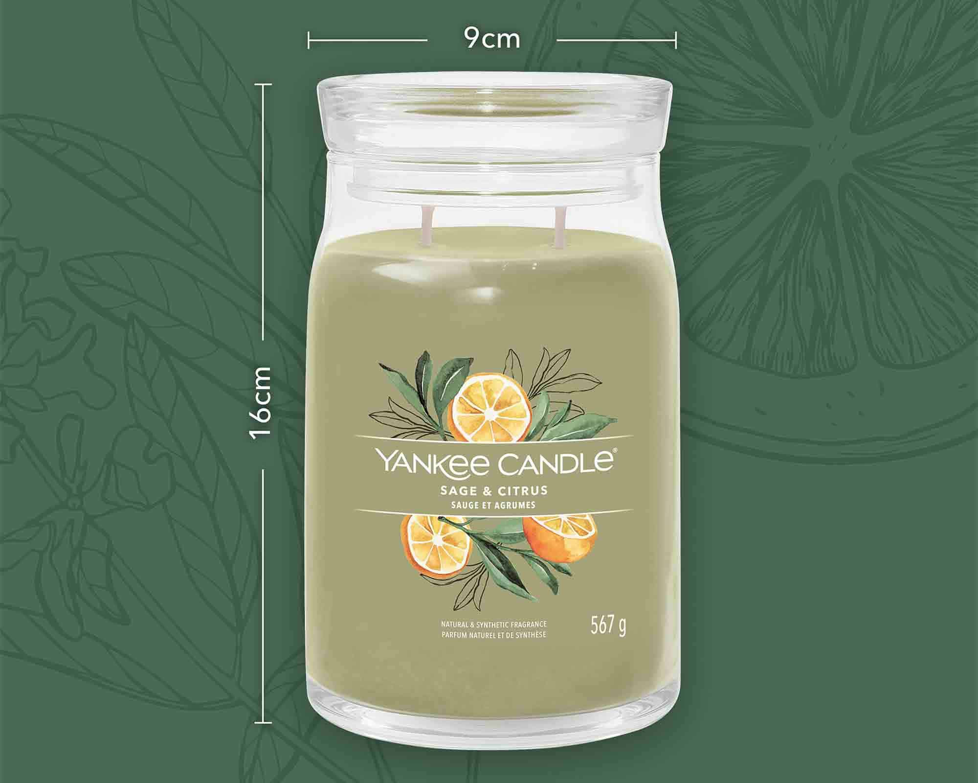 Candela Giara Grande Sage & Citrus - Yankee Candle - immagine 3