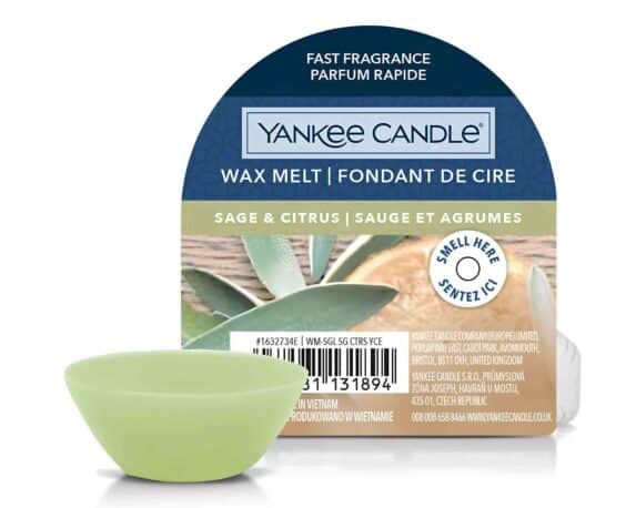 Cera da Fondo Singola Sage & Citrus – Yankee Candle