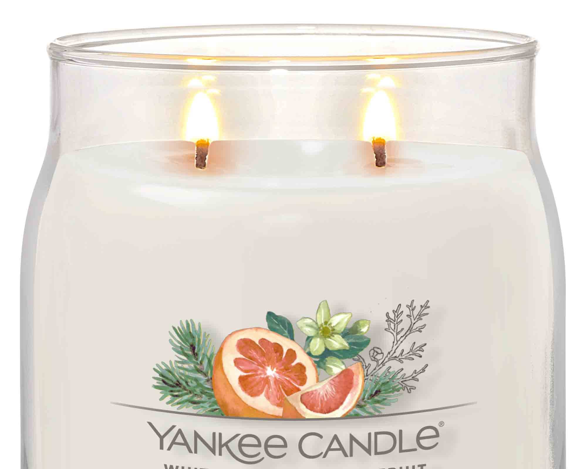 Giara Candela Media White Spruce & Grapefruit - Yankee Candle - immagine 3