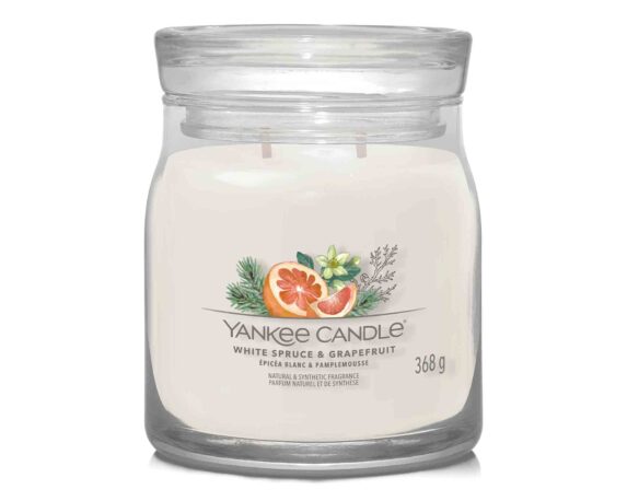 Giara Candela Media White Spruce & Grapefruit – Yankee Candle