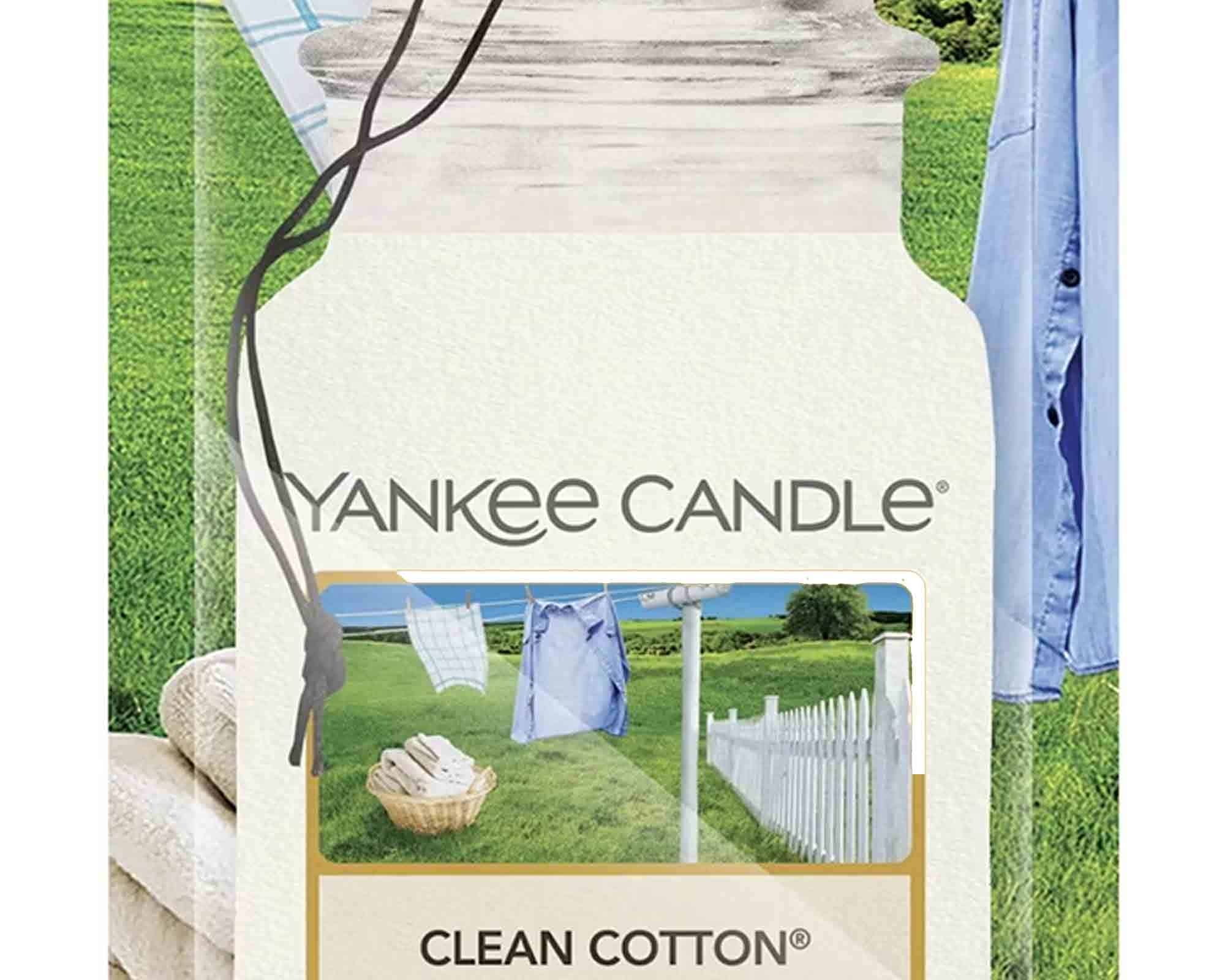 Profumatore per Auto Clean Cotton - Yankee Candle - immagine 2