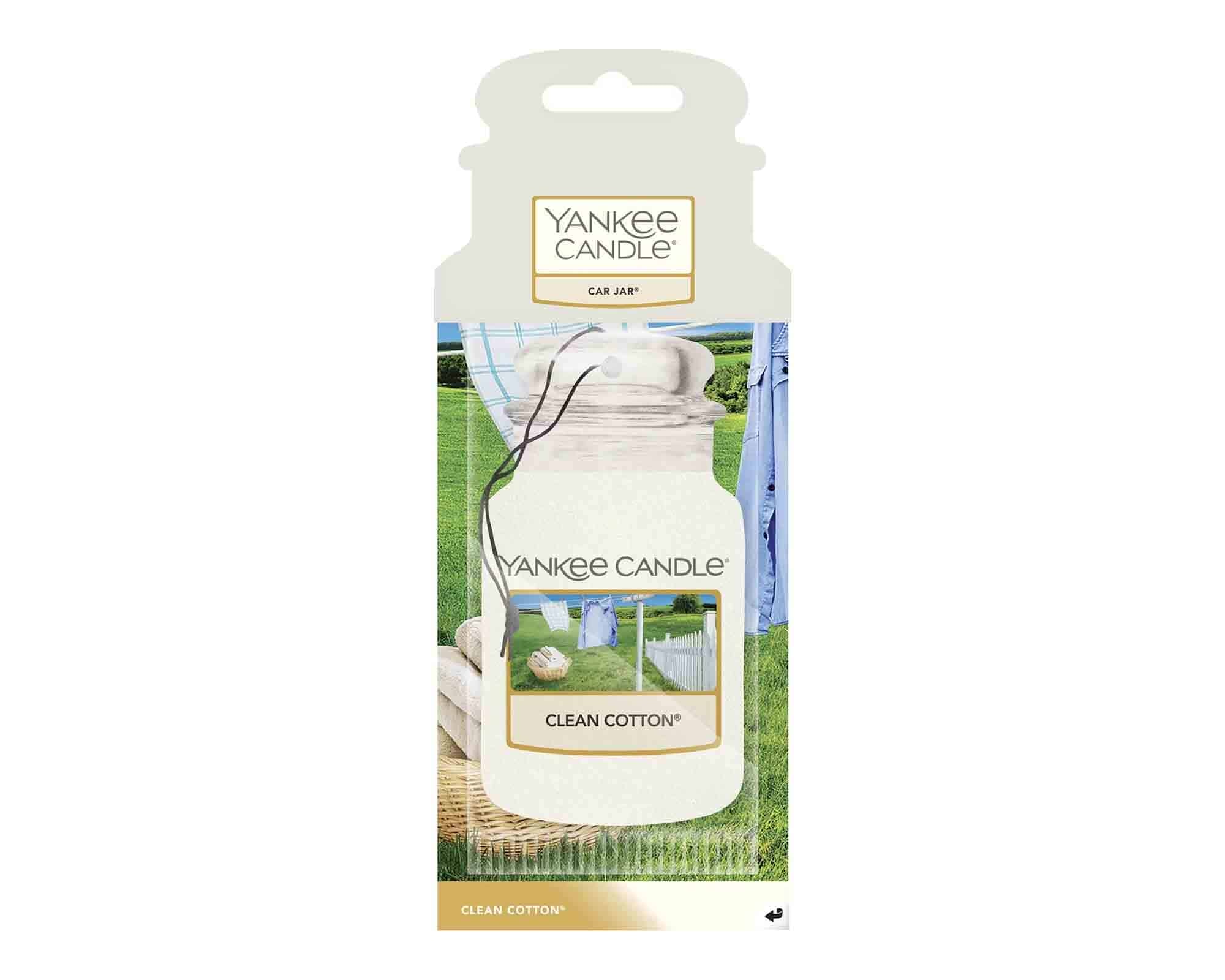 Profumatore per Auto Clean Cotton - Yankee Candle