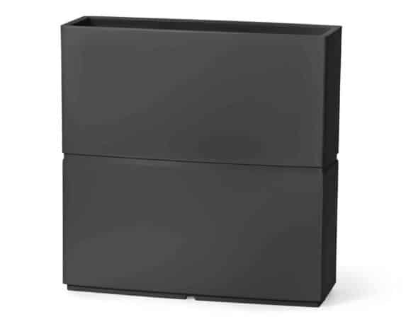 Fioriera Alta Paio Antracite 80cm in Plastica – Veca