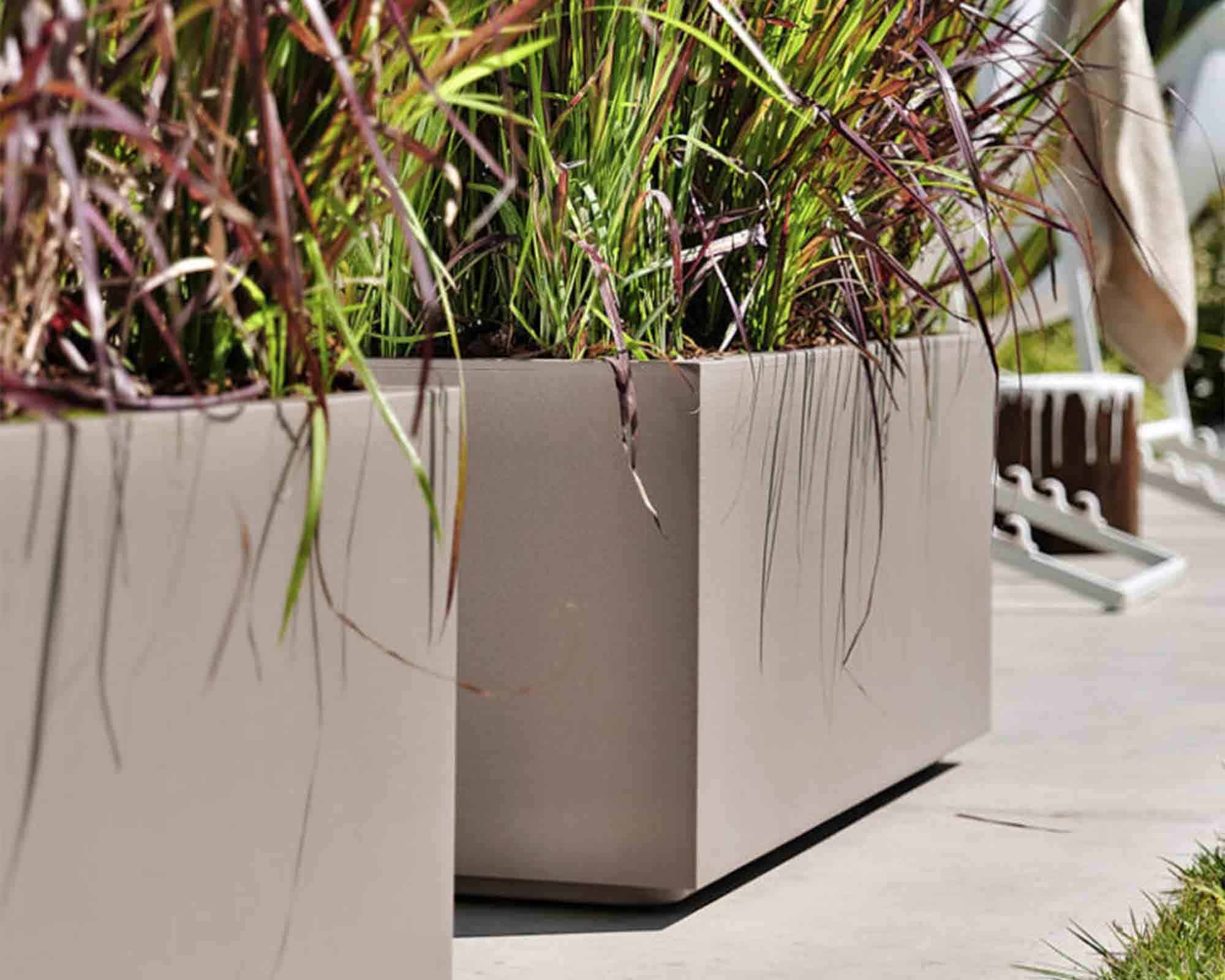 Fioriera Matheria Bronzo 80cm in Plastica - Veca - immagine 3