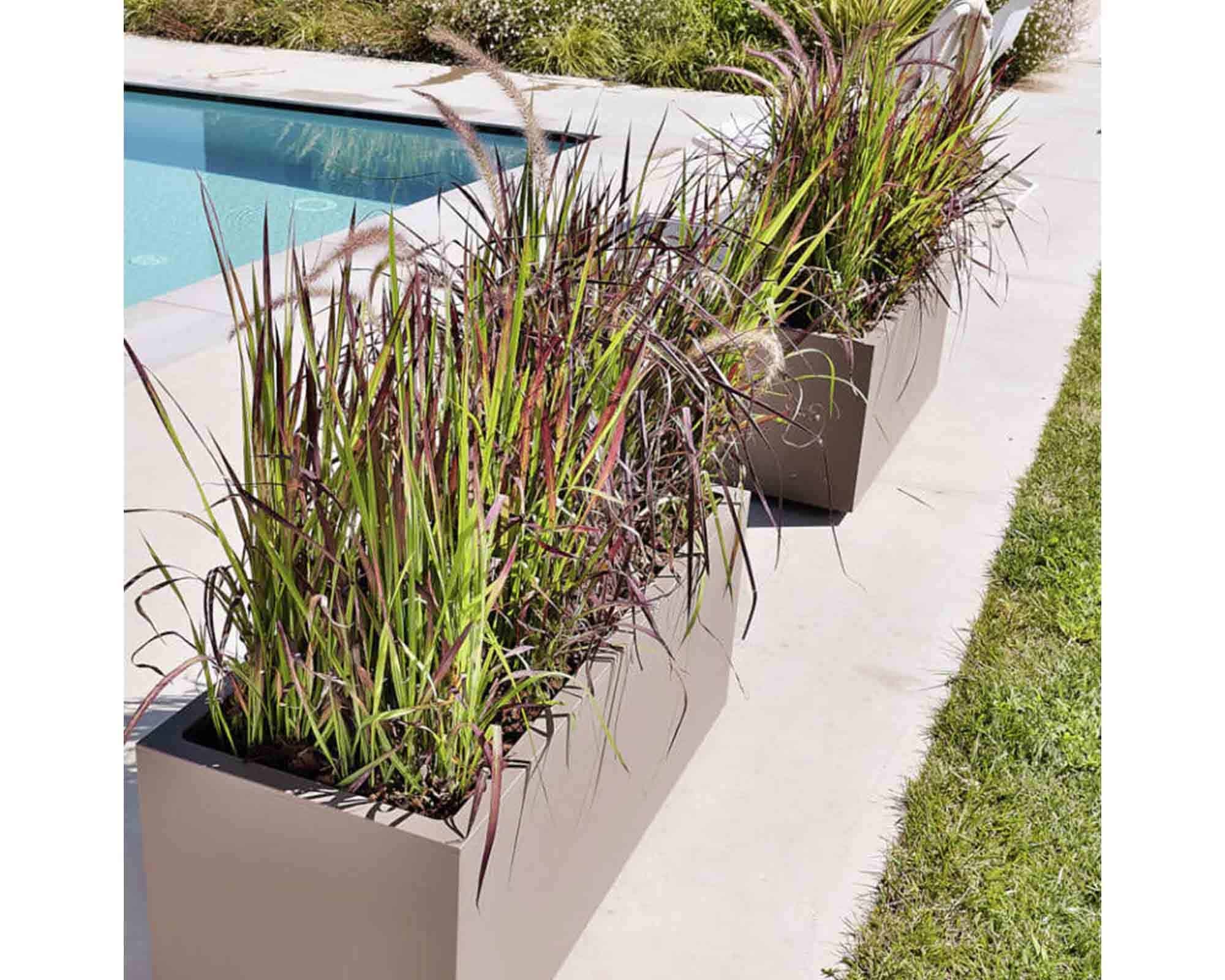 Fioriera Matheria Bronzo 80cm in Plastica - Veca - immagine 4