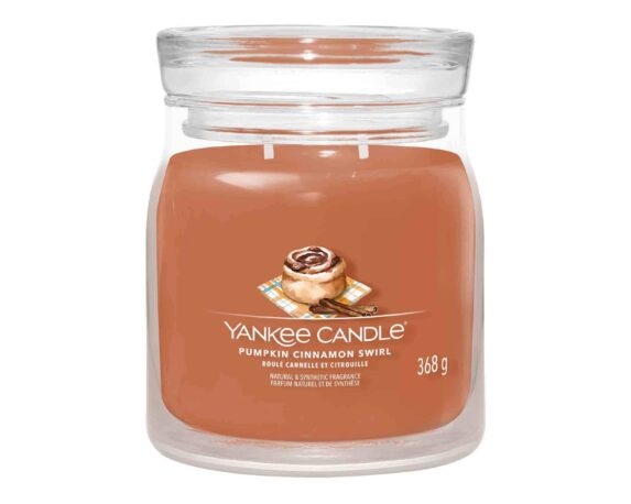 Giara Candela Media Pumpkin Cinnamon Swirl – Yankee Candle