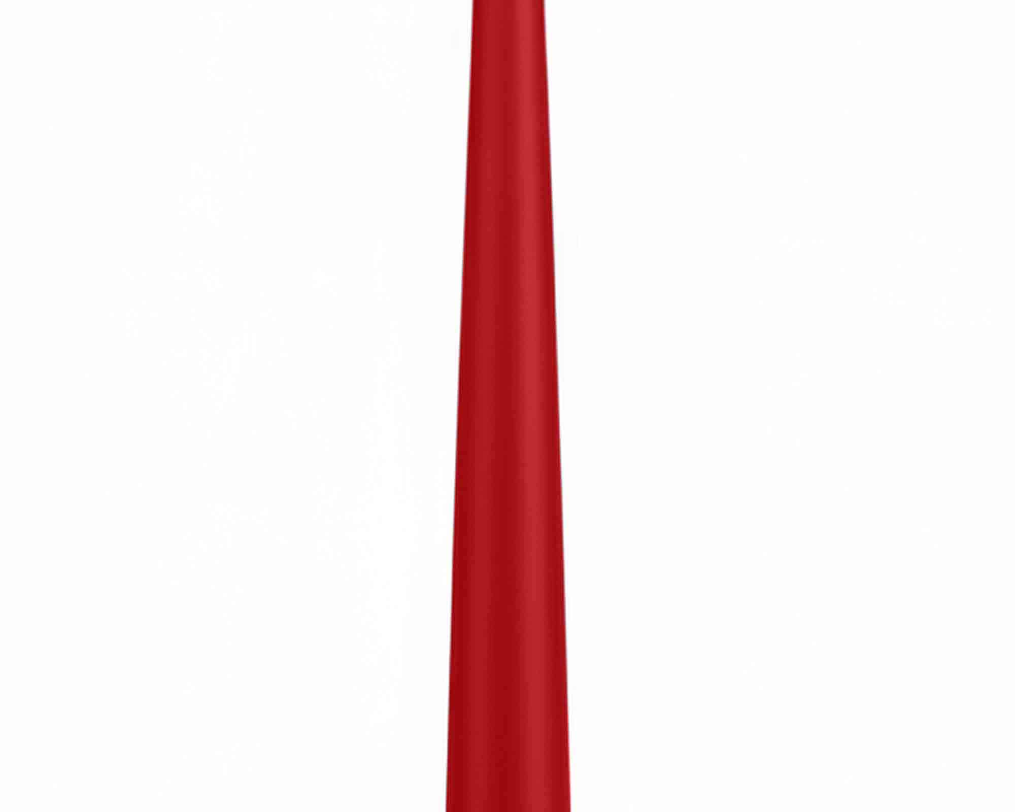 Candela Conica con Cellofan Rosso D2,5x25cm in Cera - Wiedemann - immagine 2