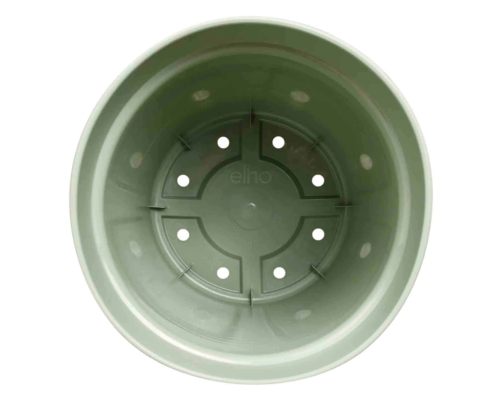 Vaso Green Basics Verde Pietra D19x17cm in Plastica Riciclata - Elho - immagine 4