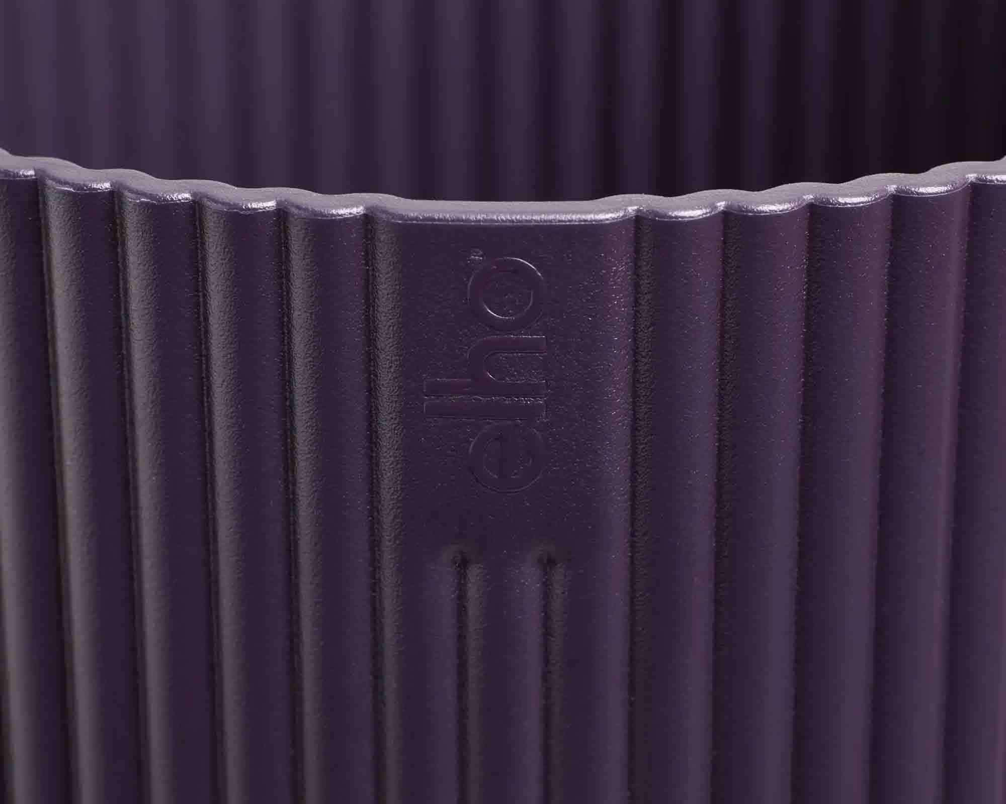 Cachepot Tondo Winery Porpora Scuro D16x15cm in Plastica Riciclato - Elho - immagine 5