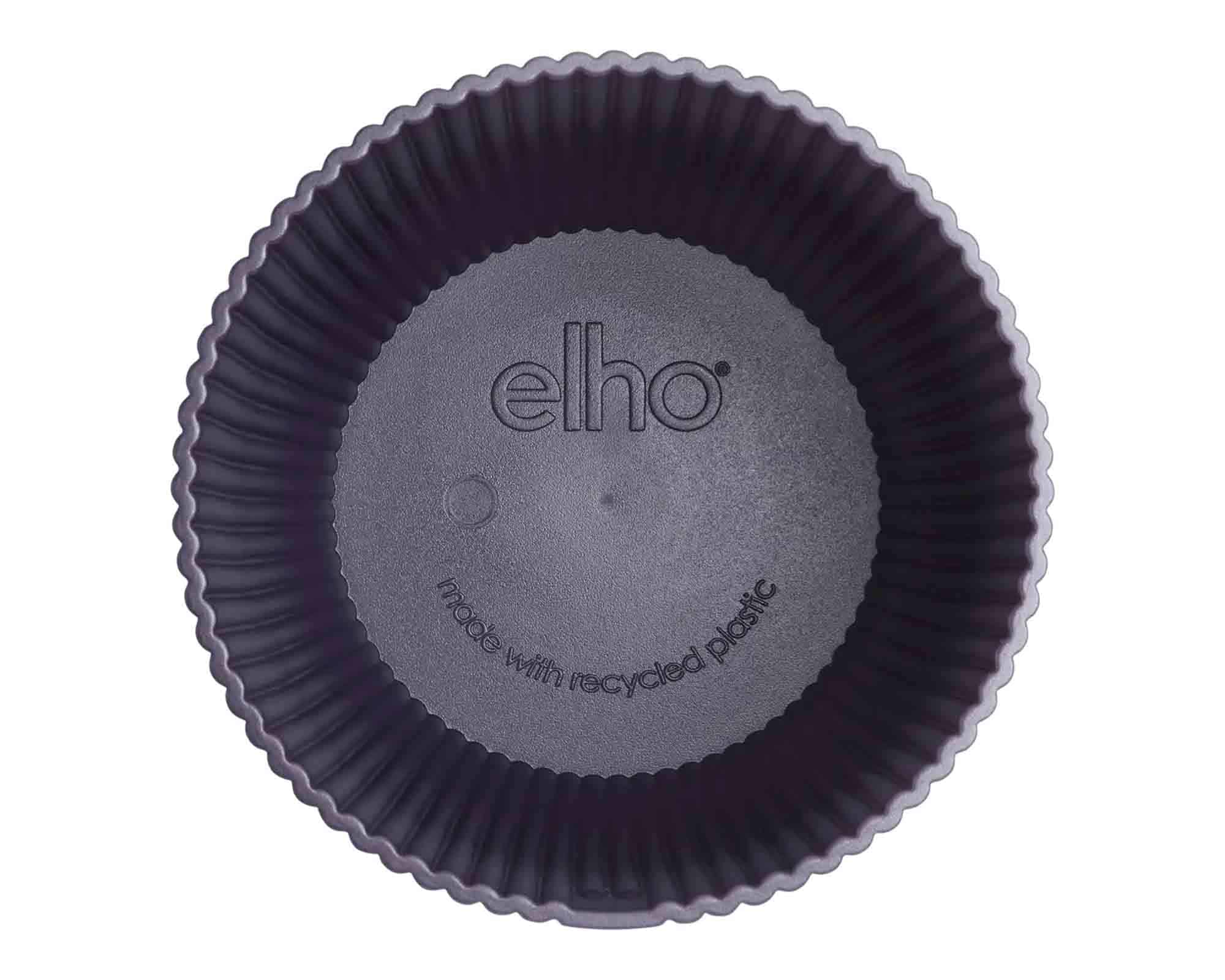 Cachepot Tondo Winery Porpora Scuro D18x17cm in Plastica Riciclato - Elho - immagine 3