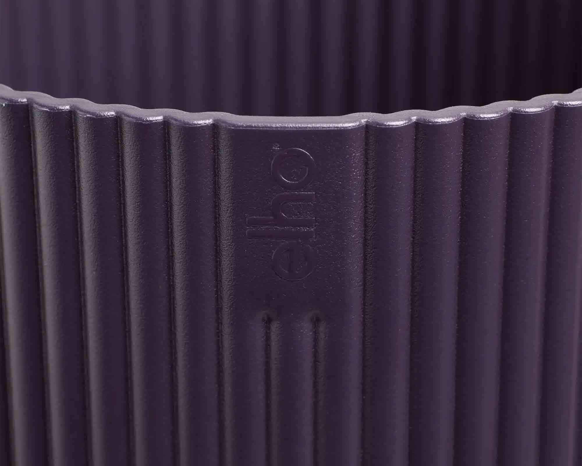 Cachepot Tondo Winery Porpora Scuro D18x17cm in Plastica Riciclato - Elho - immagine 5