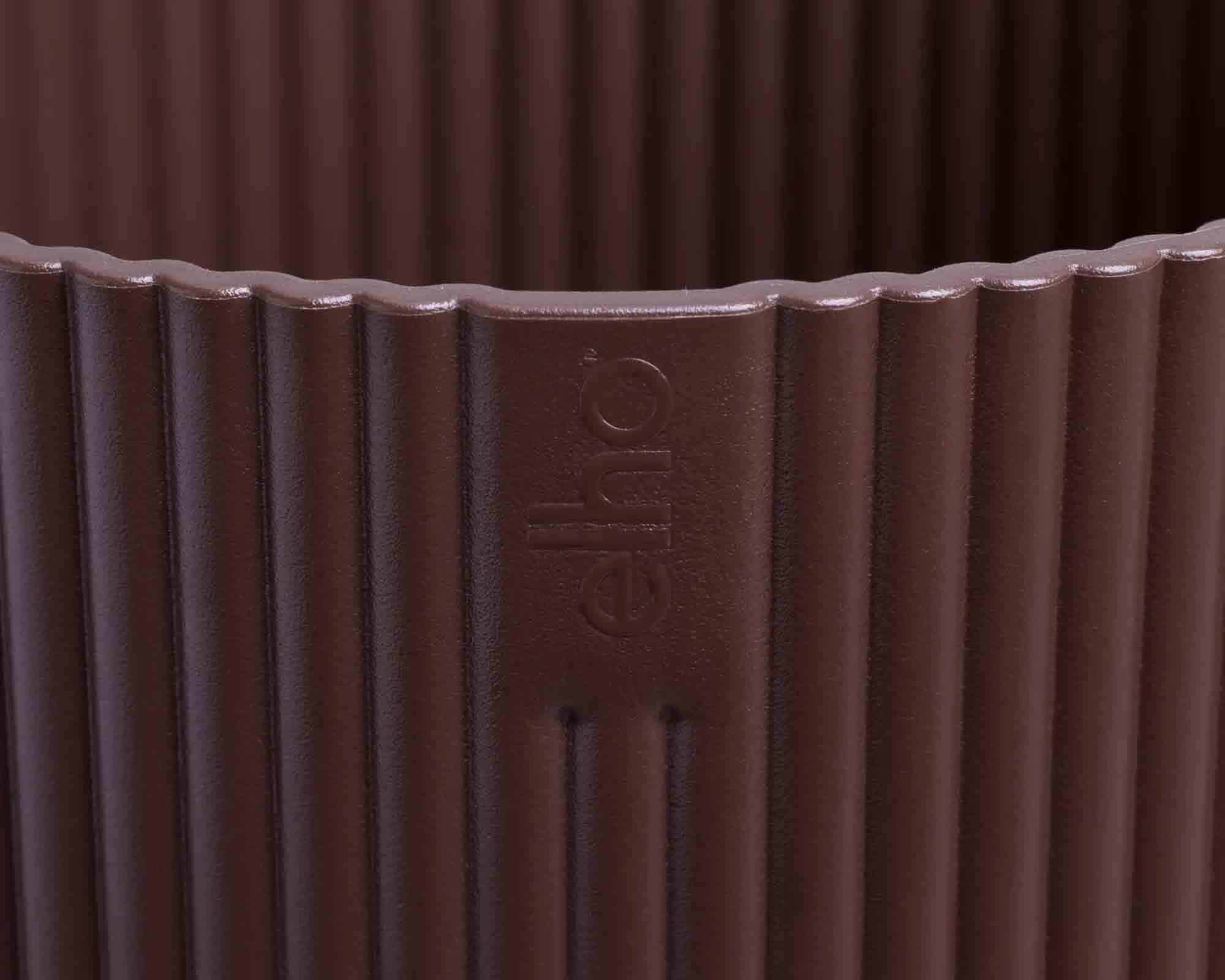 Cachepot Tondo Winery Rosso Bordeaux D18x17cm in Plastica Riciclato - Elho - immagine 5