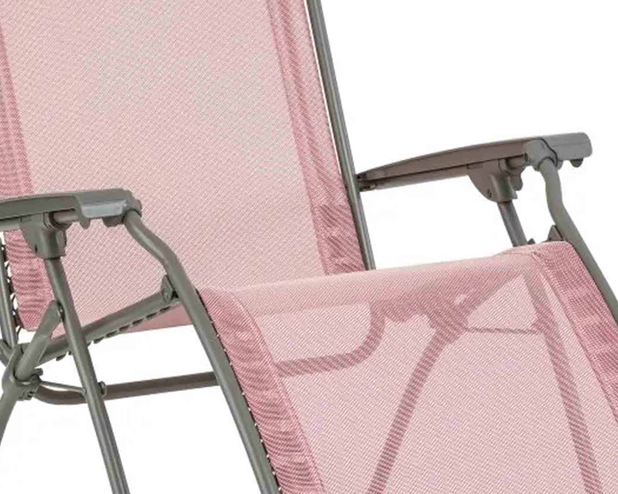 Poltrona Reclinabile Relax Gravità Zero RClip Rossa Cerisier in Acciaio e Poliestere - laFuma - immagine 5