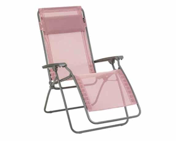 Poltrona Reclinabile Relax Gravità Zero RClip Rossa Cerisier in Acciaio e Poliestere – laFuma