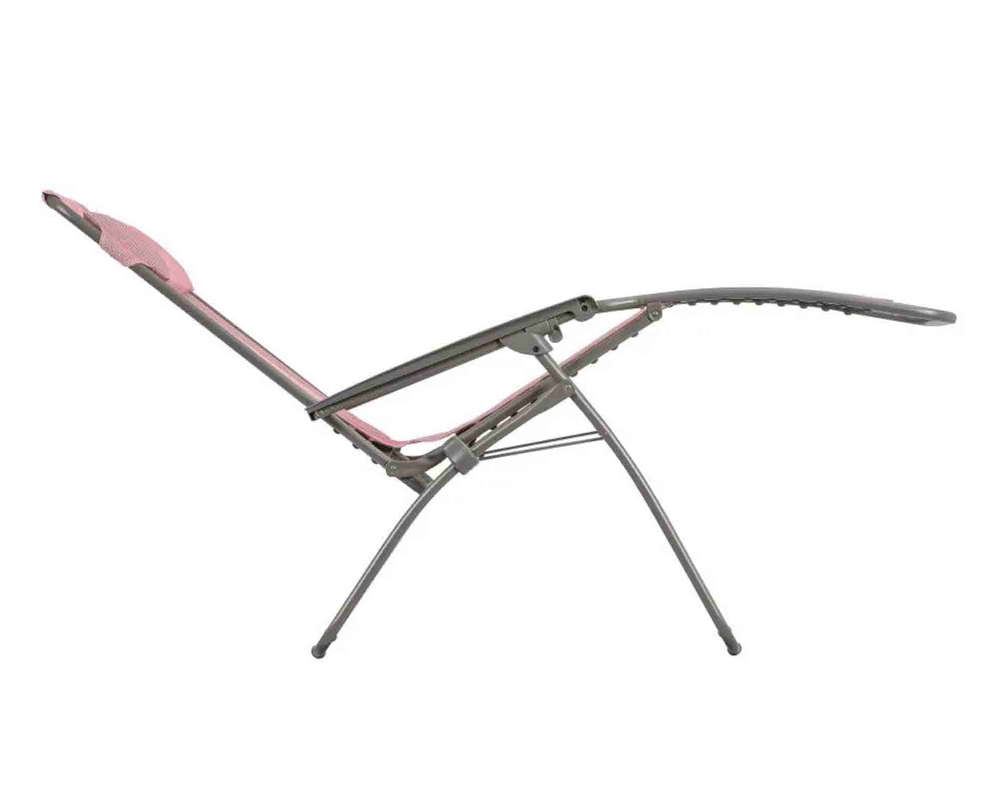 Poltrona Reclinabile Relax Gravità Zero RClip Rossa Cerisier in Acciaio e Poliestere - laFuma - immagine 4