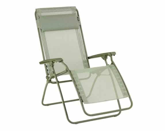Poltrona Reclinabile Relax Gravità Zero RClip Verde in Acciaio e Poliestere – laFuma