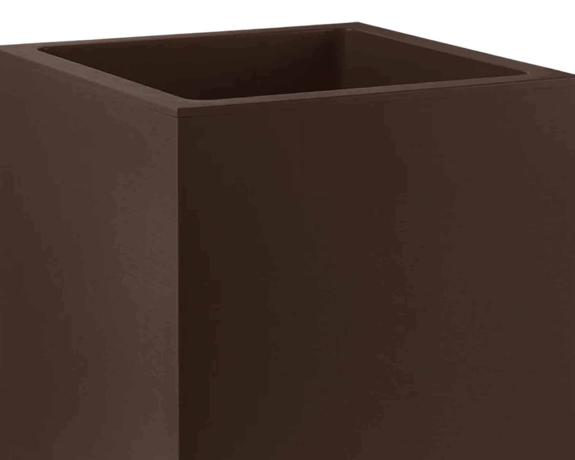 vaso Cubo Matheria Bronzo 50cm in Plastica - Veca - immagine 2