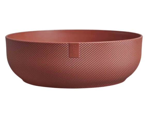 Cachepot Ciotola Jazz Rosso Bordeaux D28x9cm in Plastica Riciclato – Elho