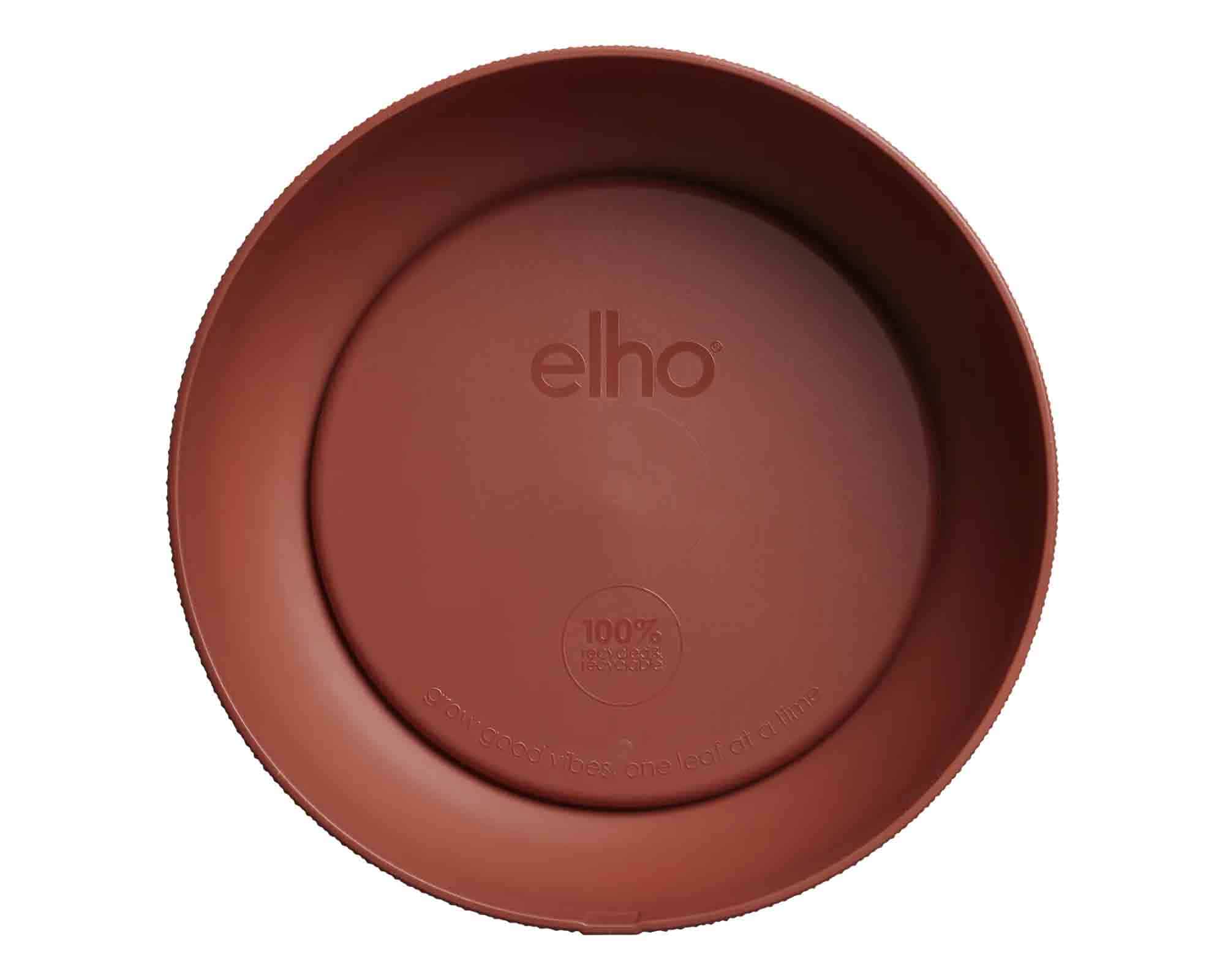 Cachepot Ciotola Jazz Rosso Bordeaux D28x9cm in Plastica Riciclato - Elho - immagine 3