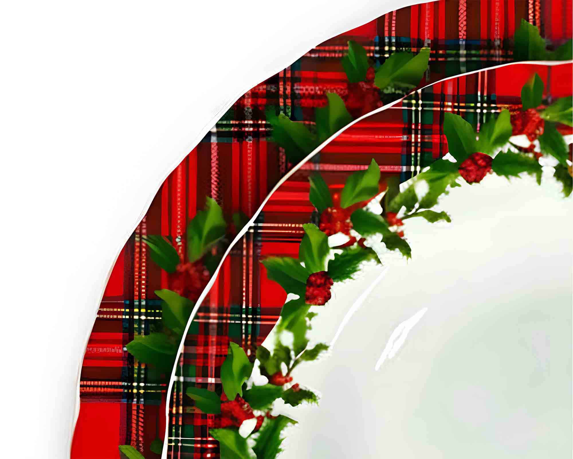 Set 18 Pz Servizio Piatti Scozzesi in Porcellana - Arca - immagine 3