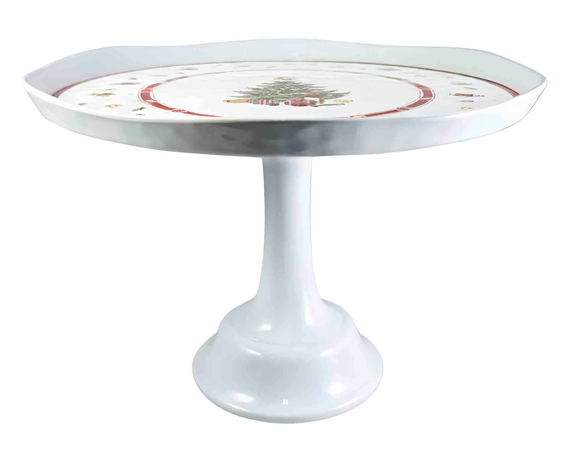 Alzata con Albero di Natale D32x8cm in Melamina - Arca