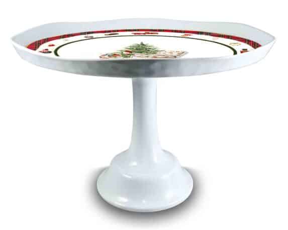 Alzata con Decorazioni Natalizie D32x8cm in Melamina – Arca