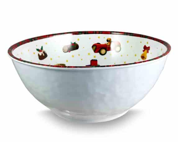 Ciotola con Decorazioni Natalizie D22cm in Melamina – Arca
