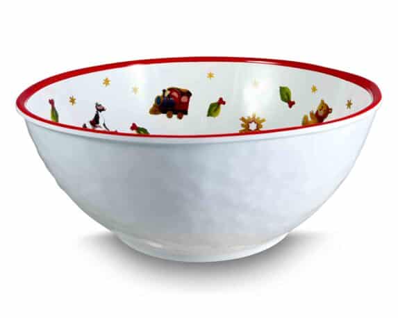 Ciotola con Decorazioni Natalizie D22cm in Melamina – Arca