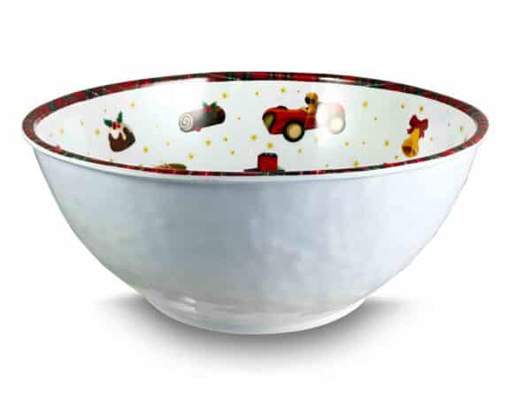 Ciotola con Decorazioni Natalizie D28cm in Melamina – Arca