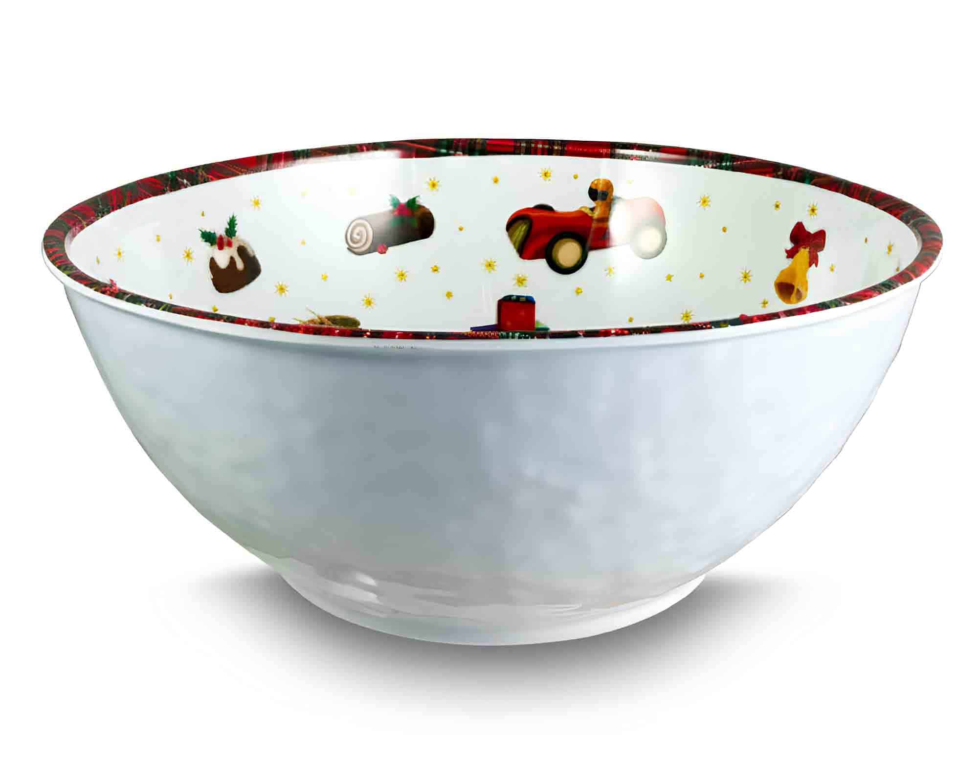 Ciotola con Decorazioni Natalizie D28cm in Melamina - Arca