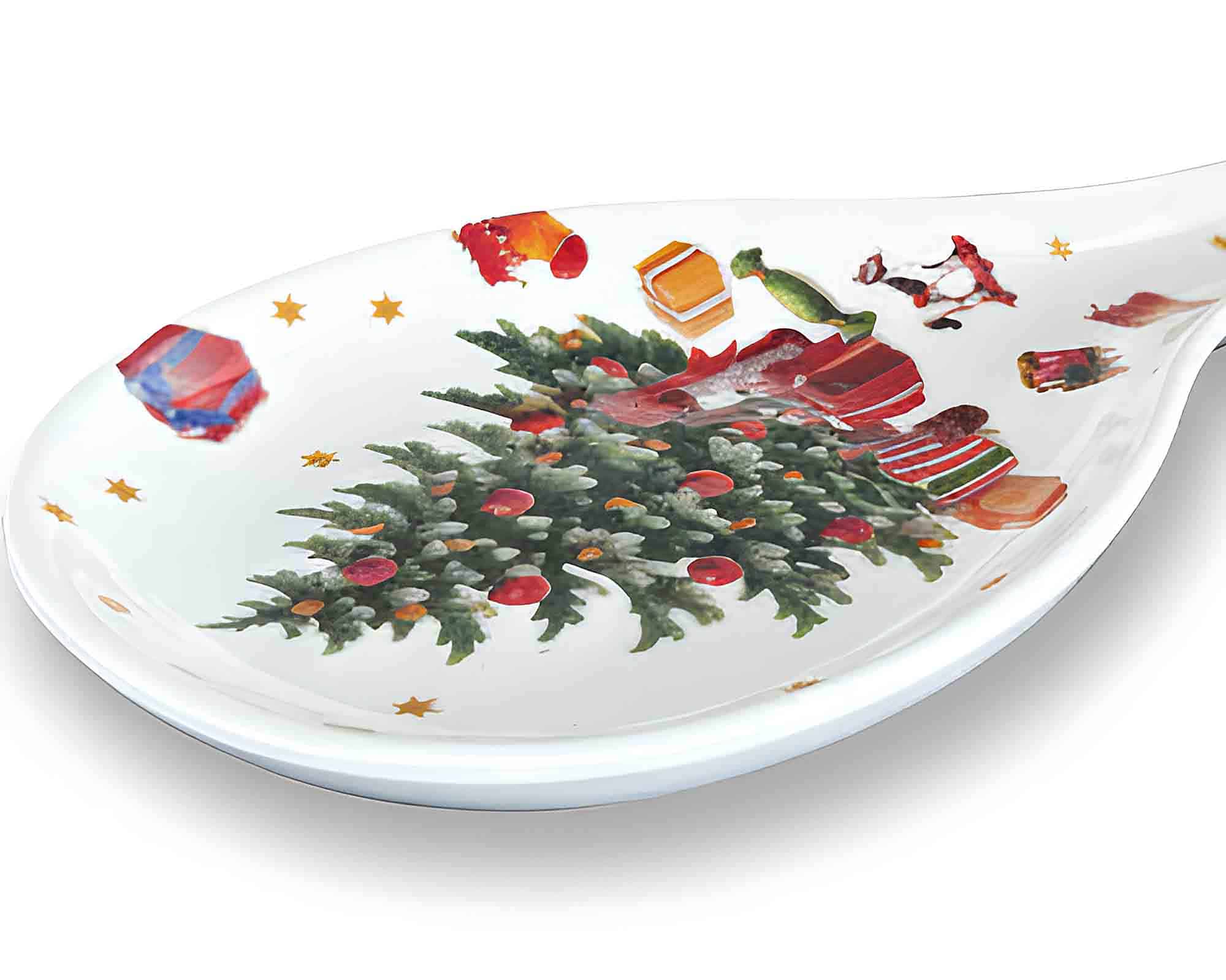 Poggiamestolo con Albero di Natale 29x11x2xm in Melamina - Arca - immagine 3