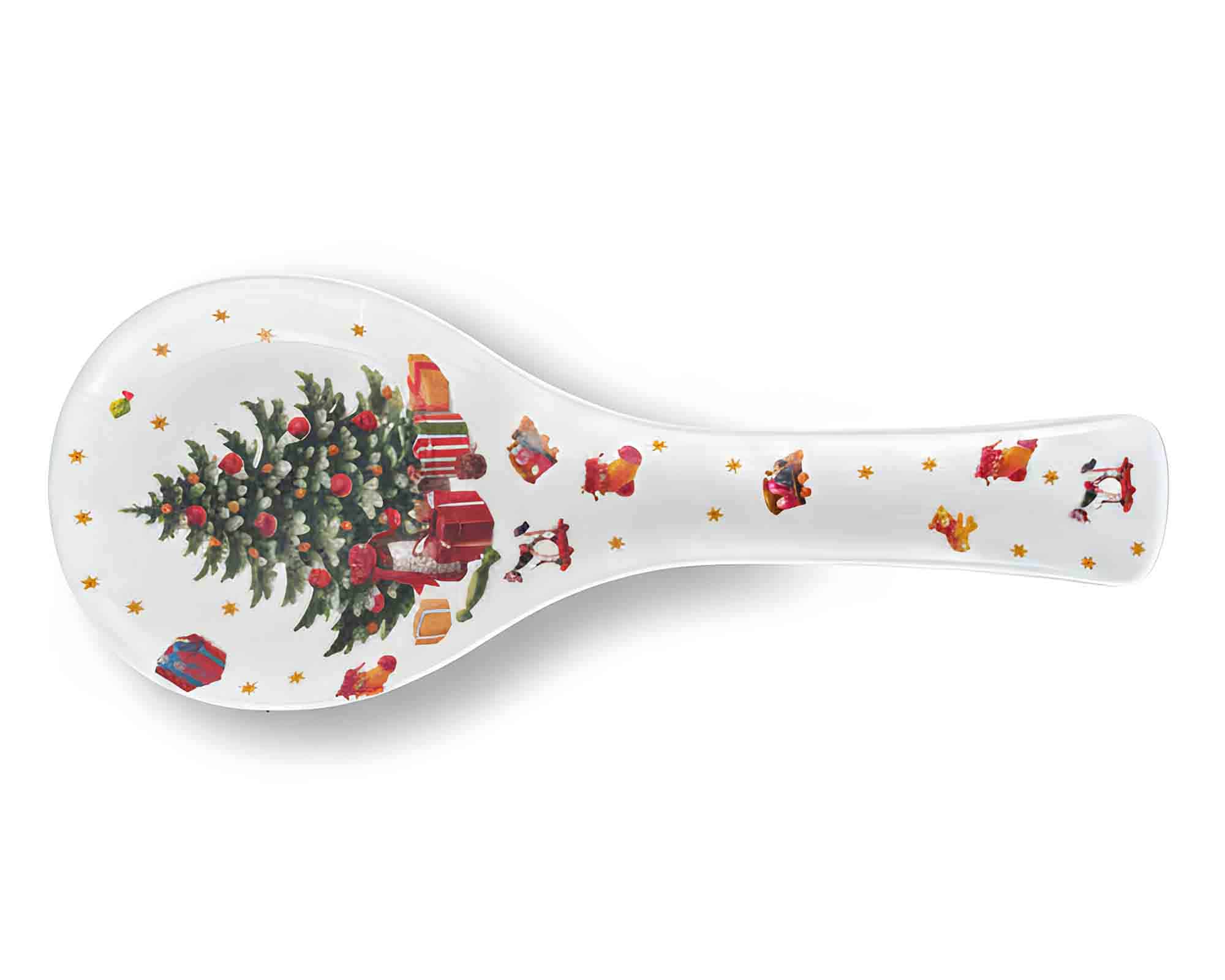 Poggiamestolo con Albero di Natale 29x11x2xm in Melamina - Arca - immagine 2