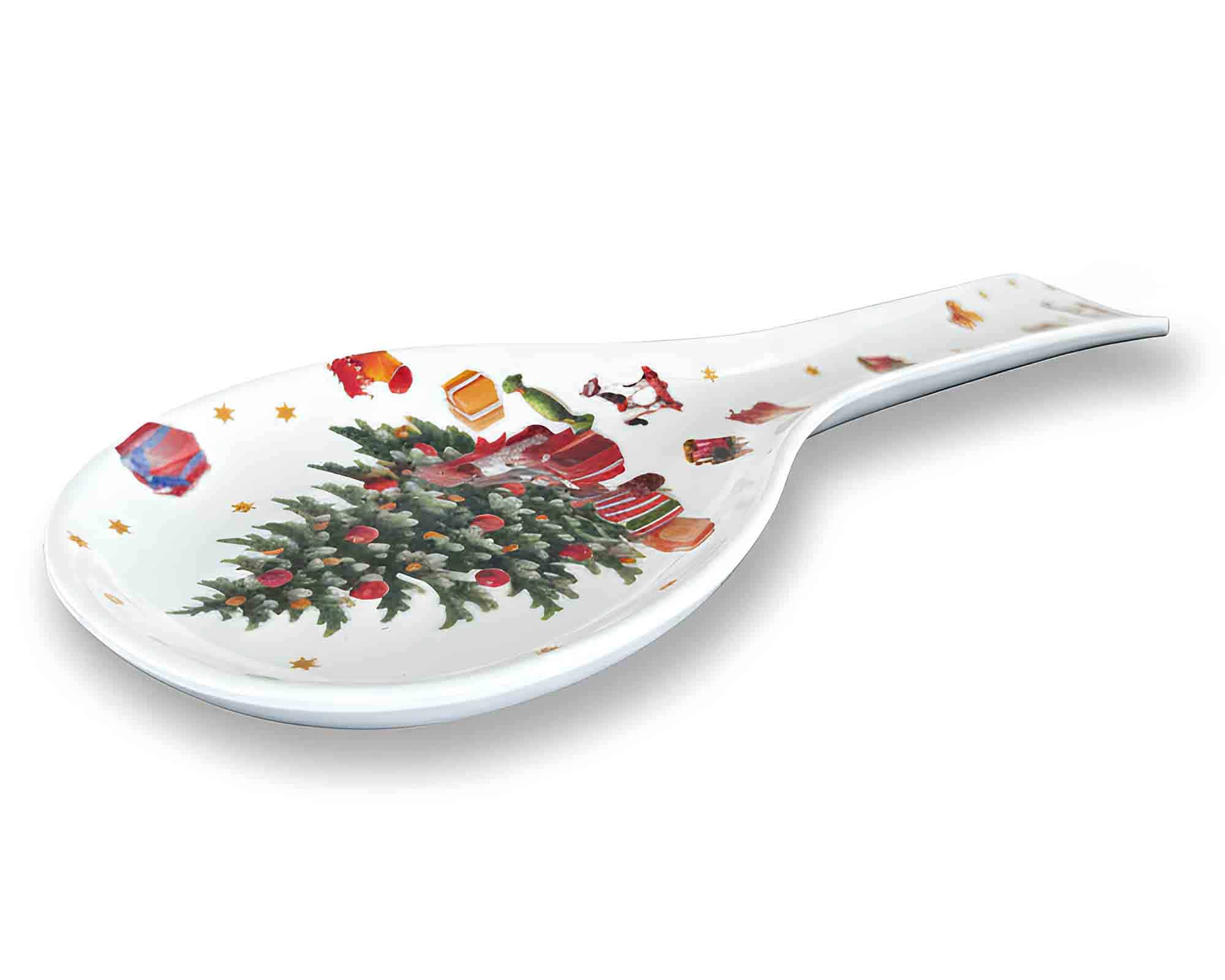 Poggiamestolo con Albero di Natale 29x11x2xm in Melamina - Arca