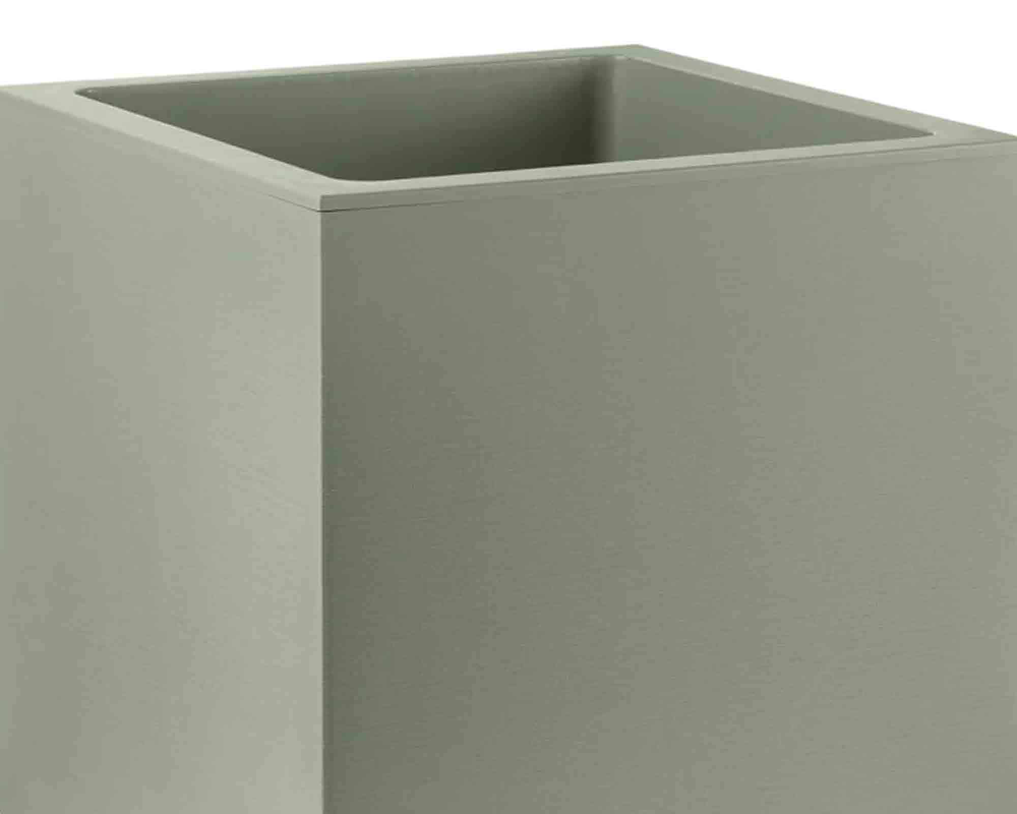 vaso Cubo Matheria Laguna 40cm in Plastica - Veca - immagine 2