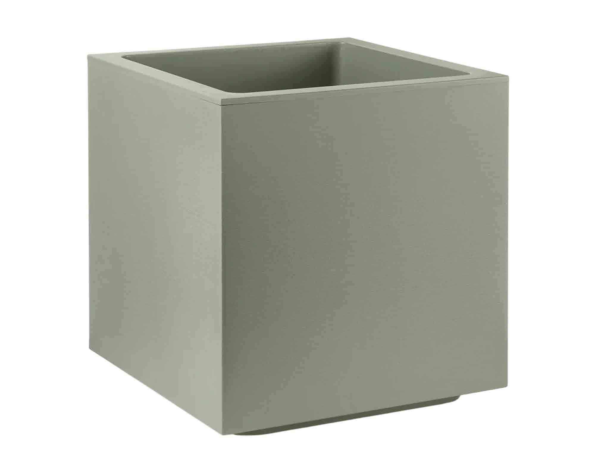 vaso Cubo Matheria Laguna 40cm in Plastica - Veca