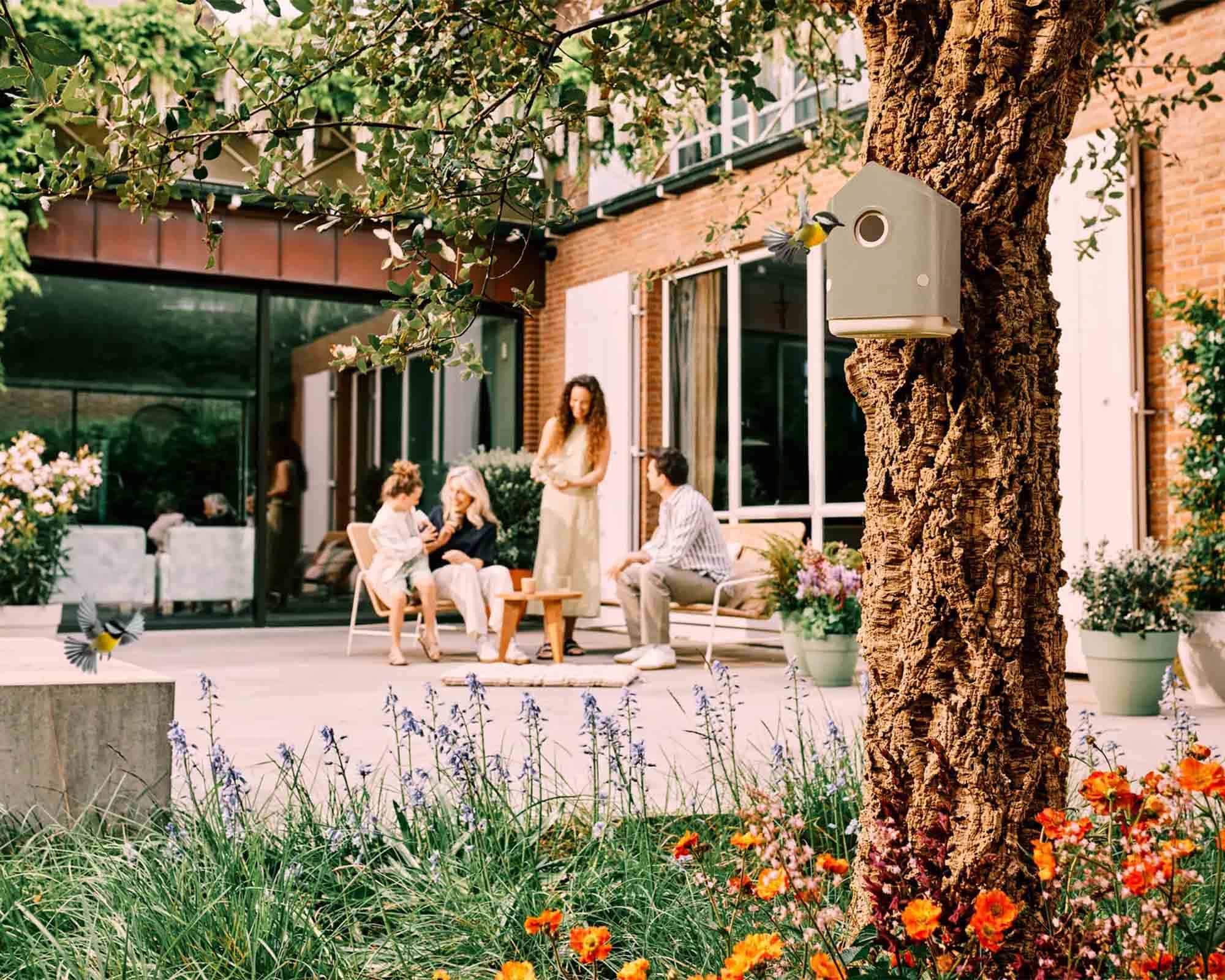 Casetta per Uccelli Beige 18x18x23cm in Plastica Riciclato - Elho - immagine 9