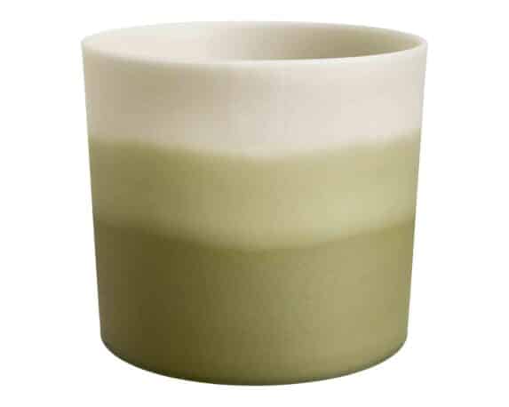 Cachepot Colour Gradient Verde Bamboo D18x17cm in Plastica Riciclato – Elho