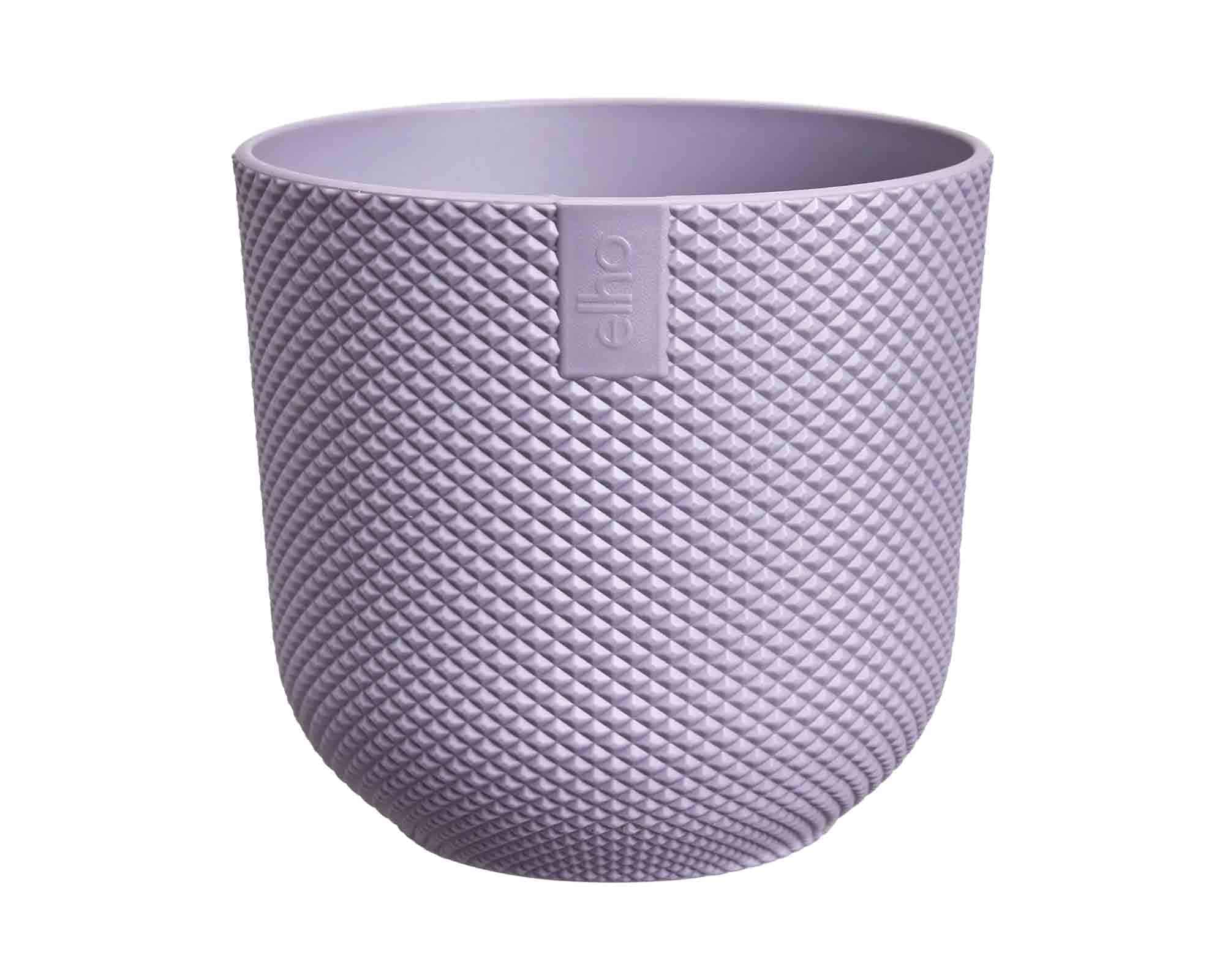 Cachepot Tondo Jazz Mini Lavanda D11x10cm in Plastica Riciclato - Elho