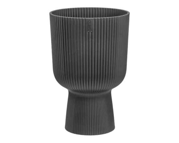 Cachepot Coppa Vibes Antracite D30x45cm in Plastica Riciclato – Elho